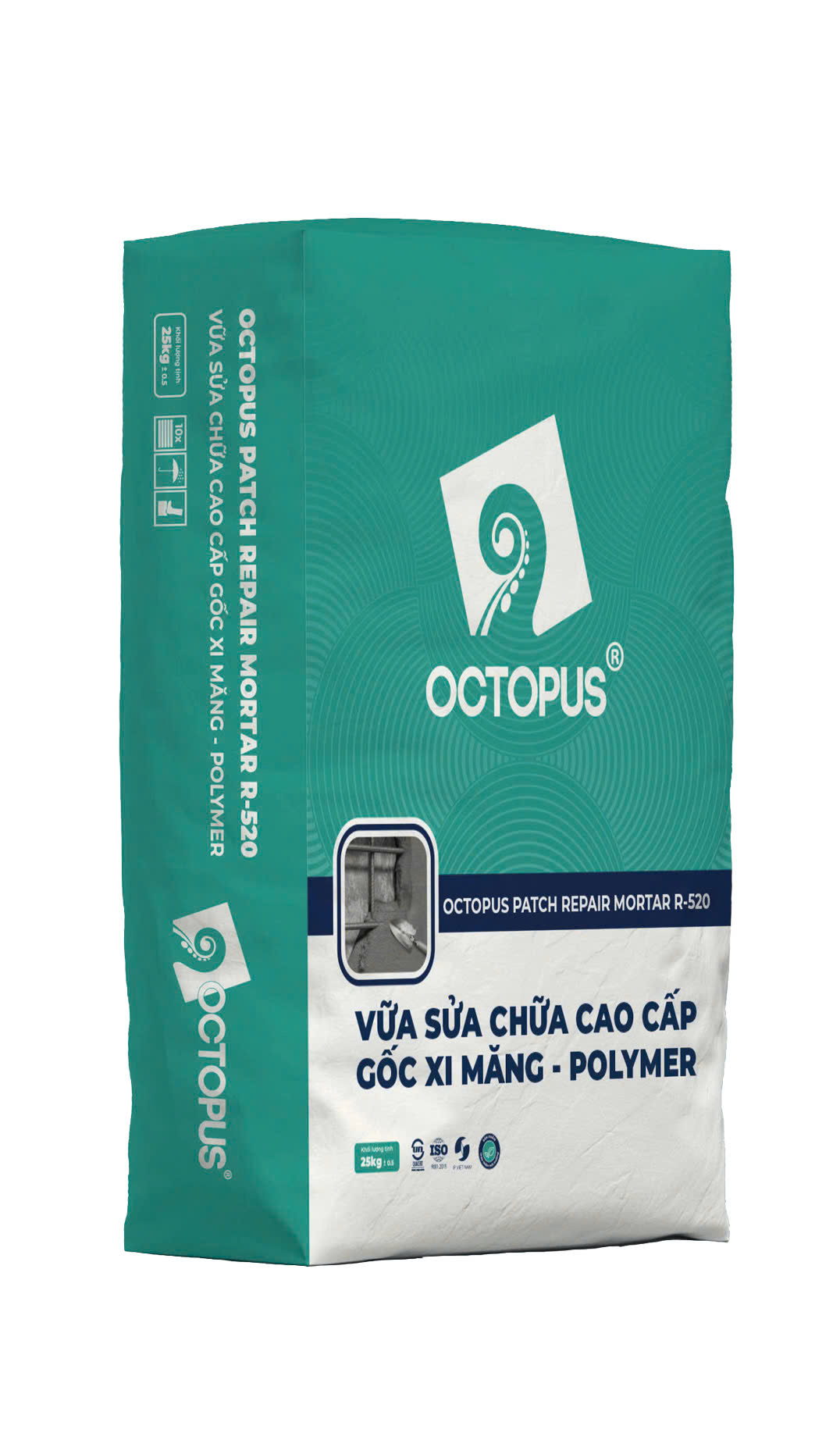 VỮA SỬA CHỮA CAO CẤP OCTOPUS PATCH REPAIR MORTAR R-520